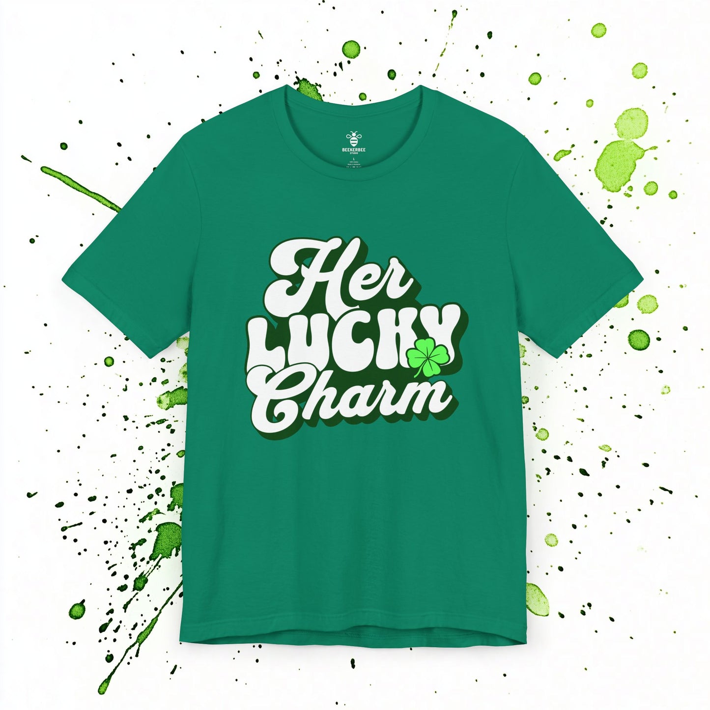 Her Lucky Charm – St Patricks Shirt for Couples (Unisex)
