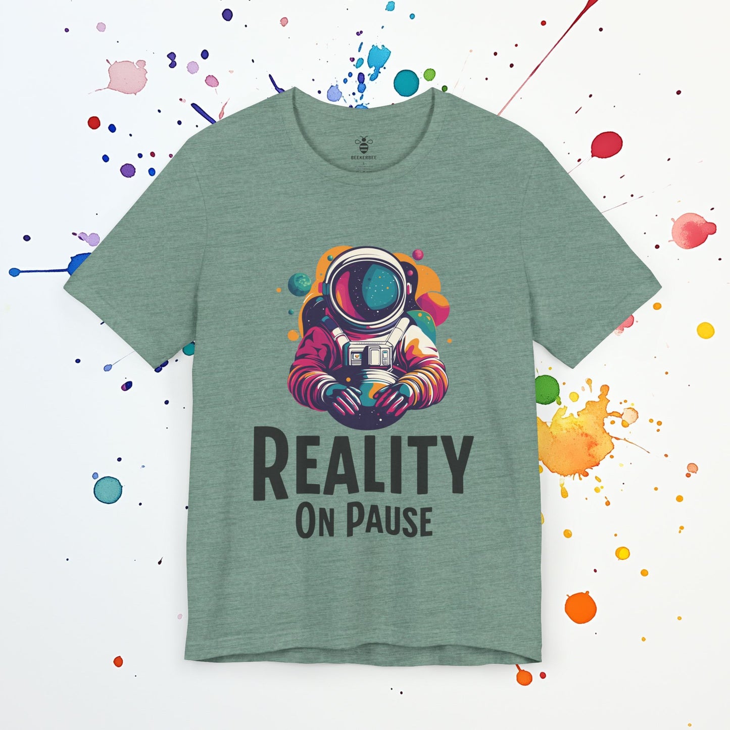 Reality on Pause T-Shirt | Funny Mental Health Shirt | Overthinking & Anxiety Tee