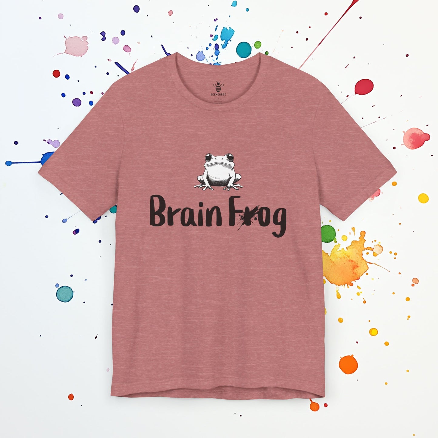 Brain Frog T-Shirt | Funny ADHD Tee | Mental Exhaustion & Forgetfulness Humor