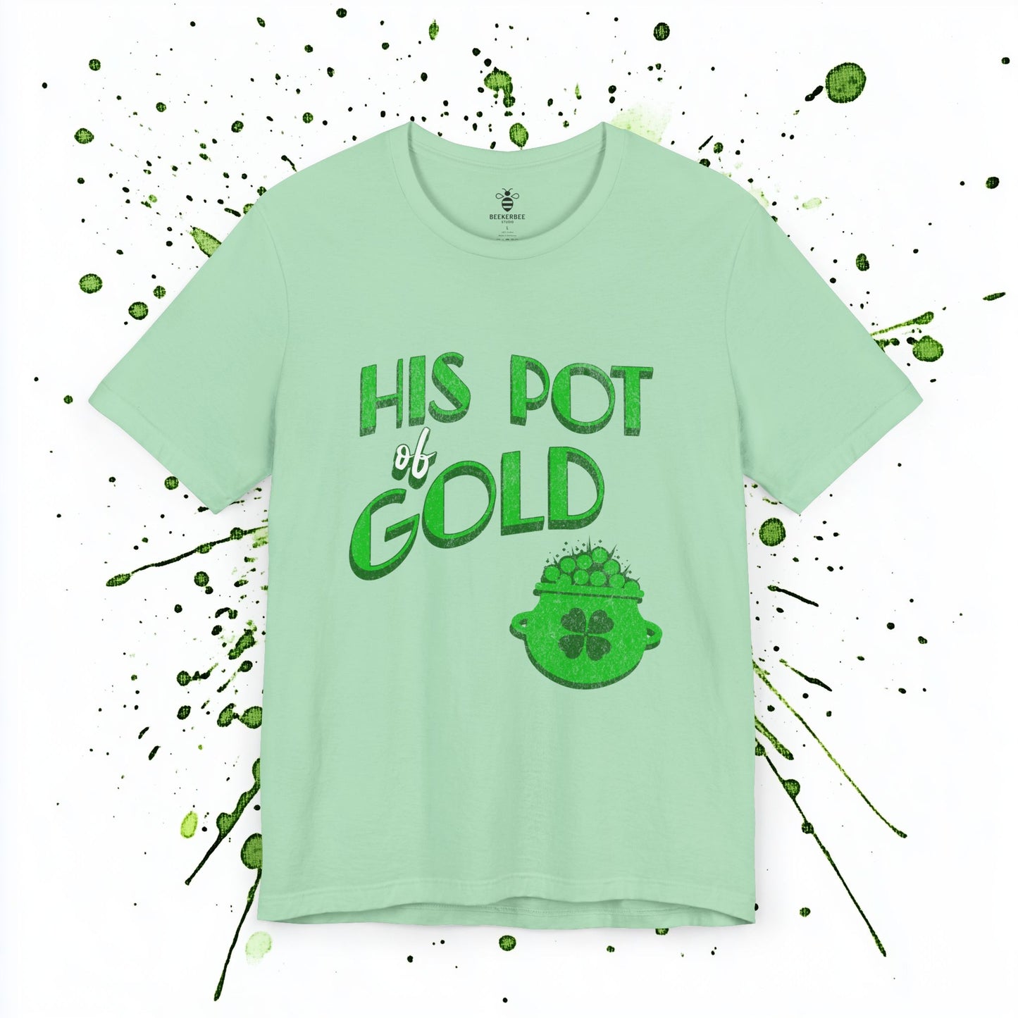 His Pot of Gold – St Patricks Shirt for Couples (Unisex)