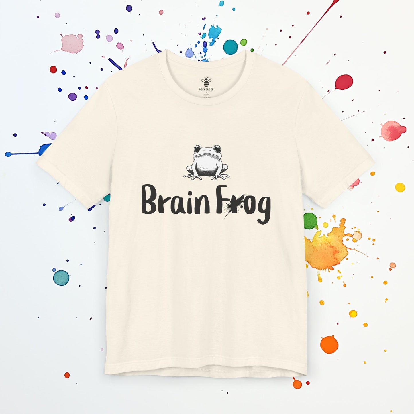 Brain Frog T-Shirt | Funny ADHD Tee | Mental Exhaustion & Forgetfulness Humor