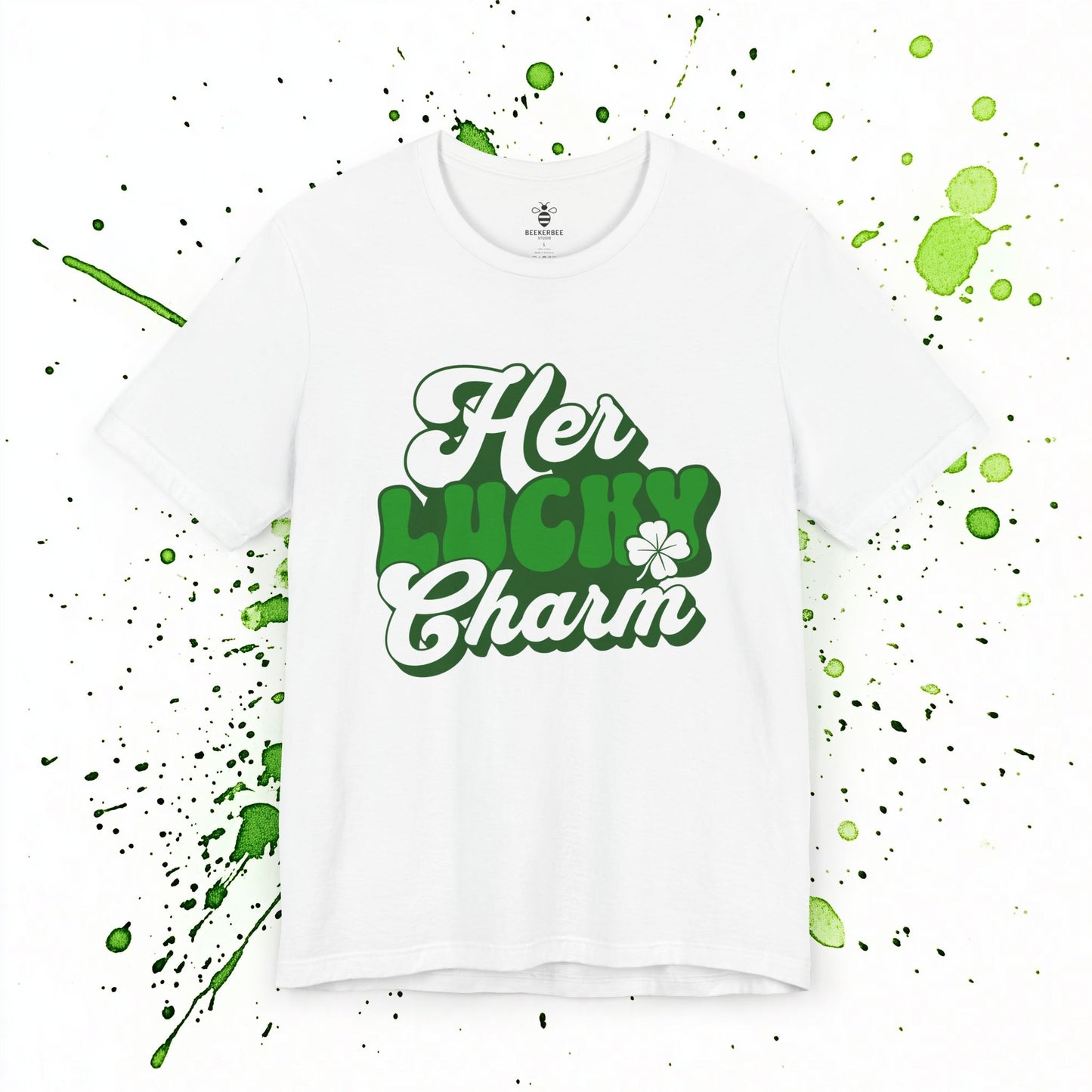Her Lucky Charm – St Patricks Shirt for Couples (Unisex)
