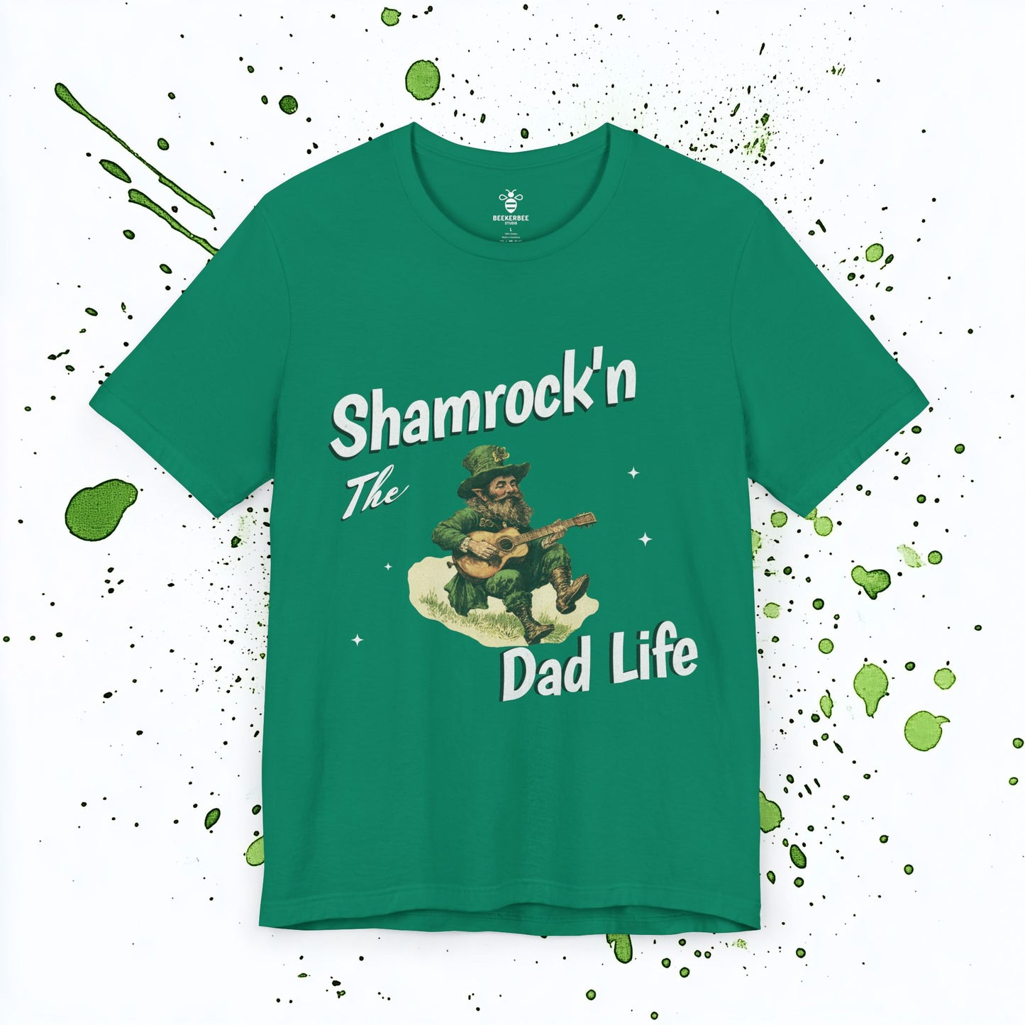 Shamrock'n the Dad Life – St Patricks Dad Shirt