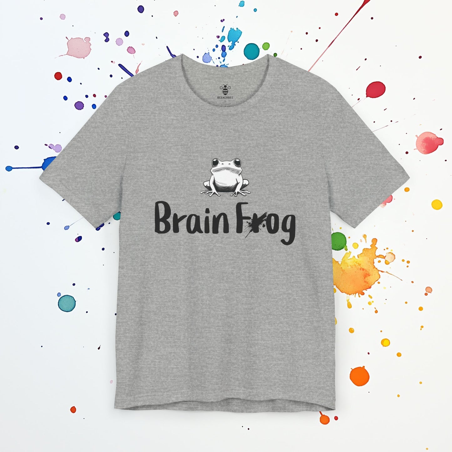 Brain Frog T-Shirt | Funny ADHD Tee | Mental Exhaustion & Forgetfulness Humor