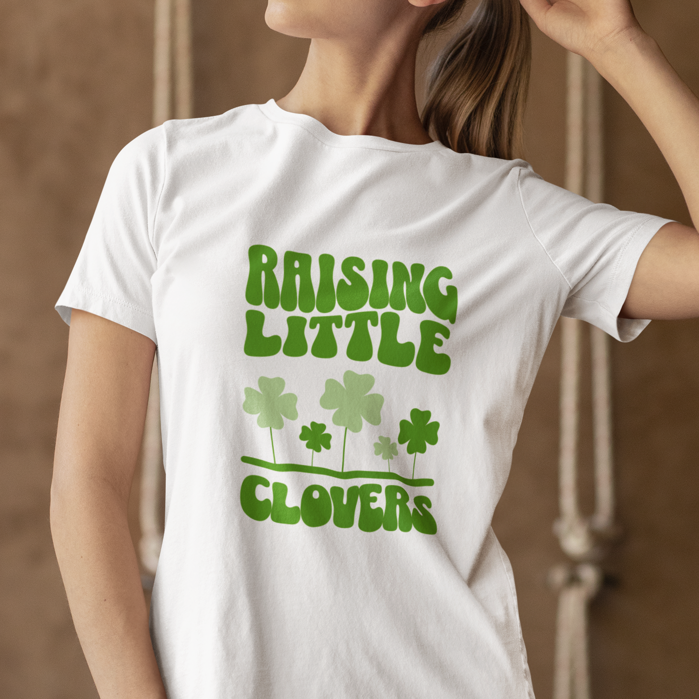 Raising Little Clovers – St Patricks Parent Shirt (Unisex)