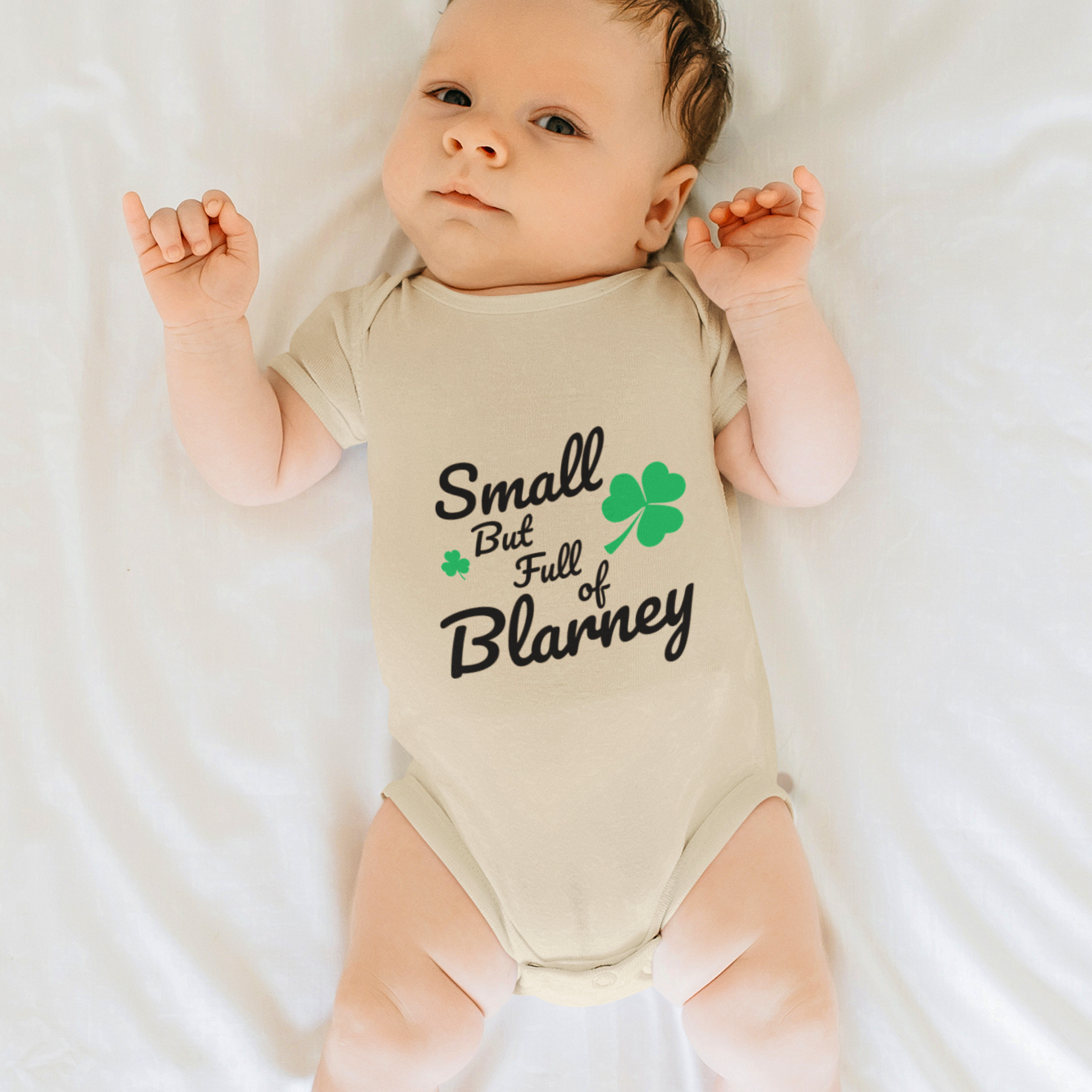 Small But Full of Blarney – St Patricks Baby Bodysuit