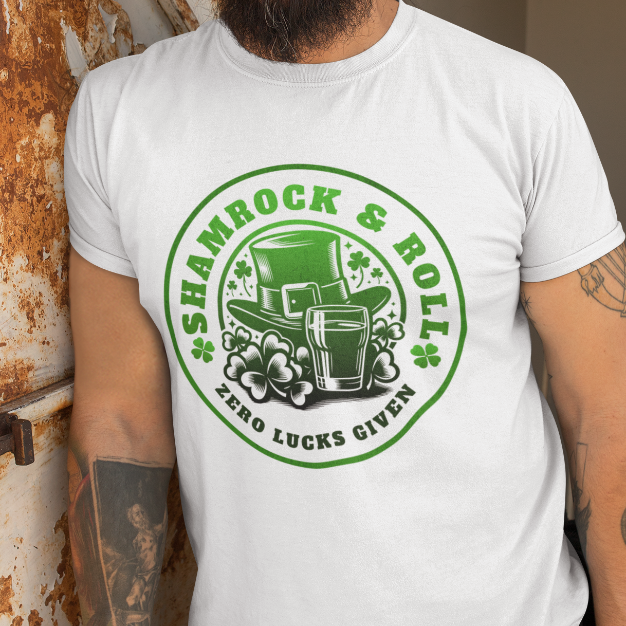 Shamrock & Roll – St Patricks Shirt (Unisex)