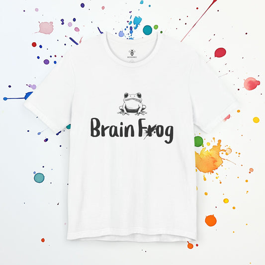 Brain Frog T-Shirt | Funny ADHD Tee | Mental Exhaustion & Forgetfulness Humor