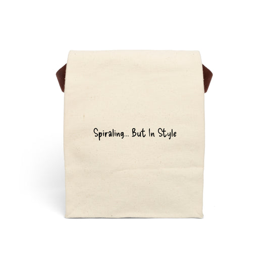 Spiraling But In Style Lunch Bag | Funny Burnout Tote | Chaos On the Go
