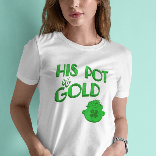His Pot of Gold – St Patricks Shirt for Couples (Unisex)